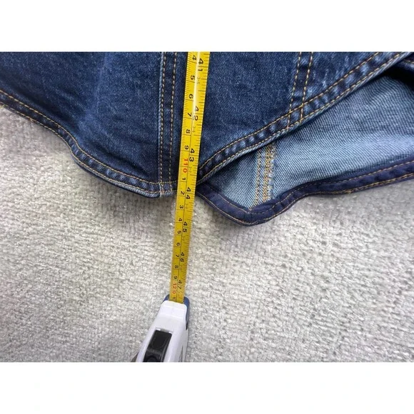 Pilcro Anthropologie Women's Denim Dress Sleeveless Button Front Belted V-Neck - Picture 7 of 14